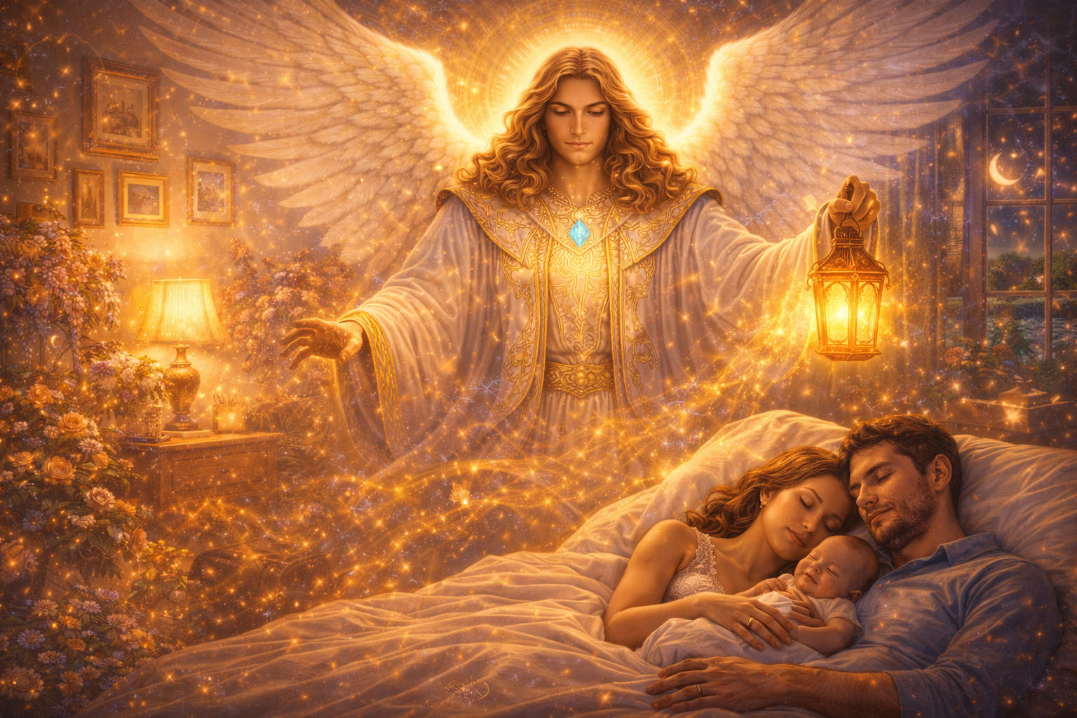 ¿A quién protege y cuáles son sus dones celestiales?