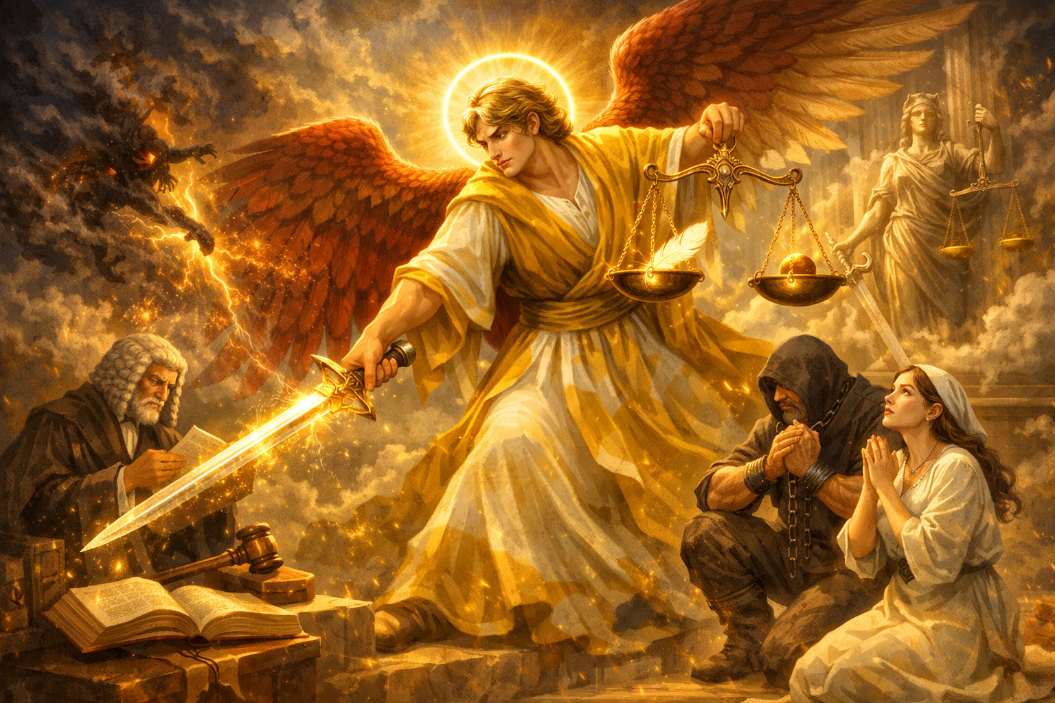 ¿Quién es el Ángel Caliel? El Defensor del Trono Divino