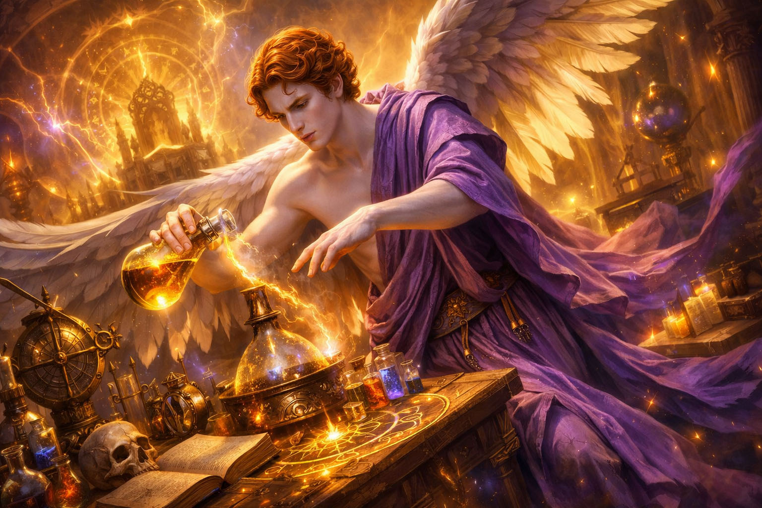 ¿Quién es el Ángel Hahasiah? El Alquimista del Trono Divino