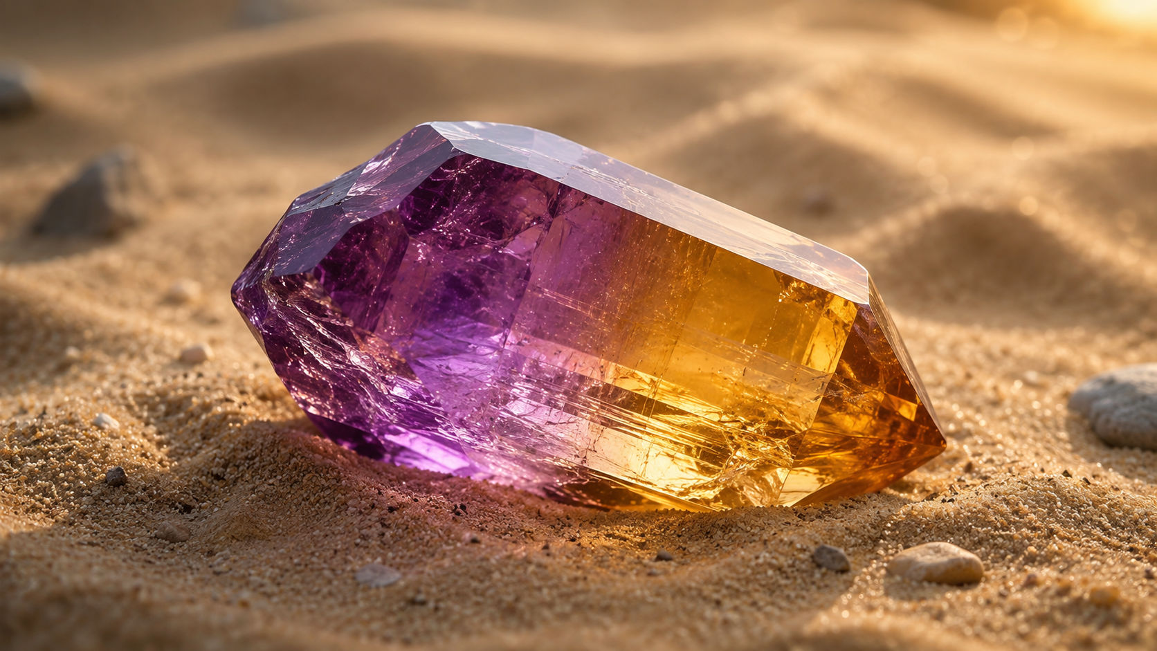 Deposita tu Ametrino sobre un lecho de arena seca durante un ciclo completo de doce horas en tu espacio sagrado. El elemento tierra absorberá suavemente las vibraciones densas remanentes, restaurando la nitidez de sus colores sagrados.