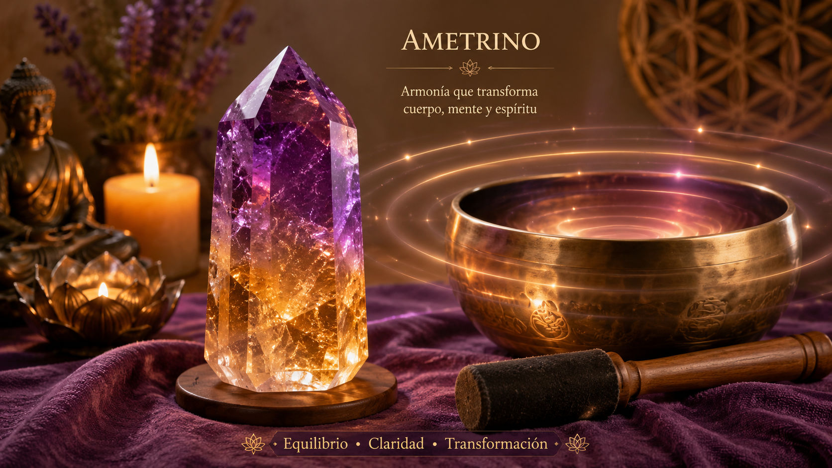 Coloca la gema en un paño de lino púrpura y haz vibrar un cuenco cantor a su lado, permitiendo que las ondas armónicas limpien su campo áurico. Este método sutil desprende las miasmas energéticas de su superficie sin poner en riesgo la delicada fisonomía de su estructura cristalina.