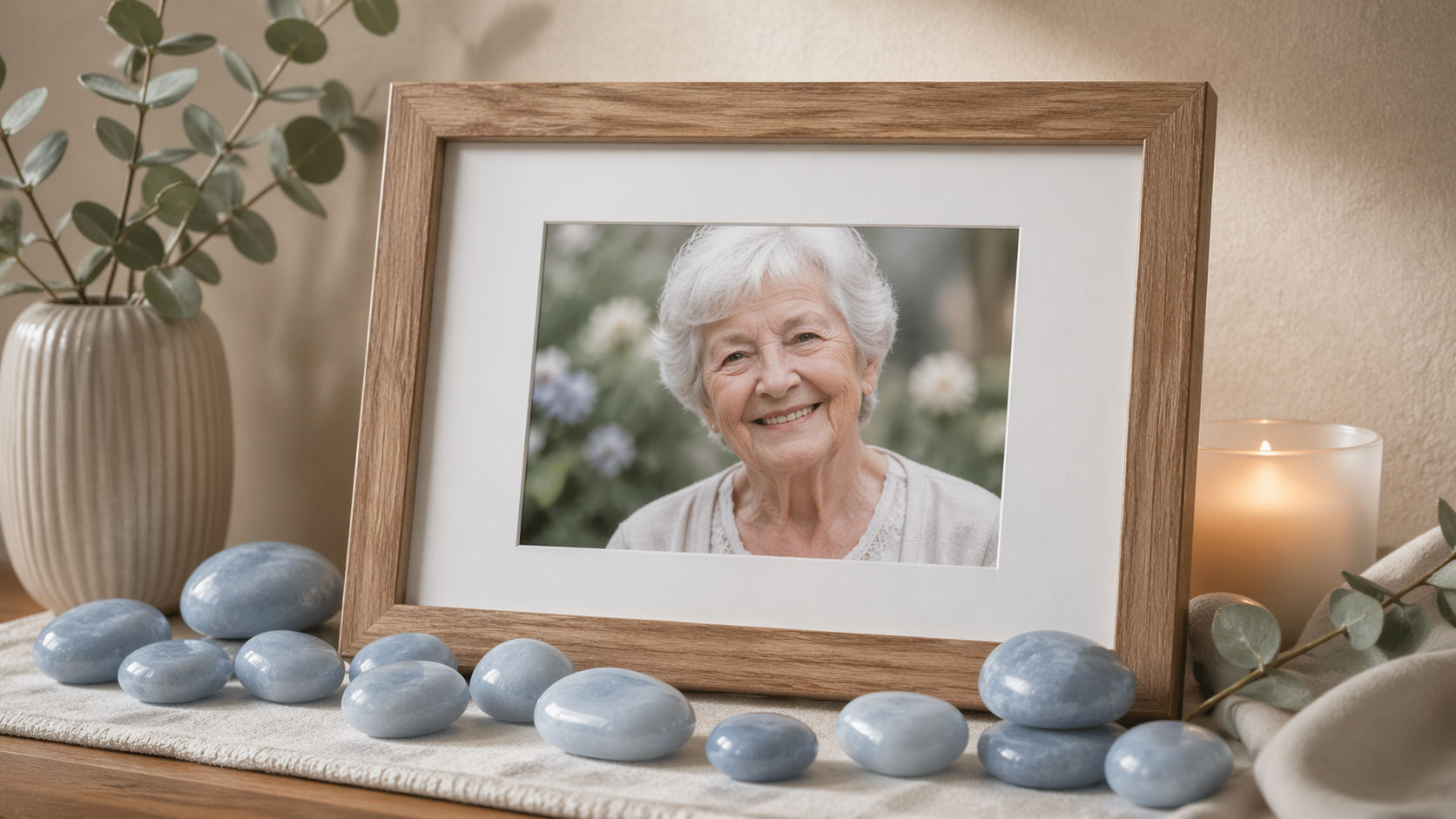 Angelita cerca de recuerdos para aportar consuelo y una sensación de compañía espiritual.