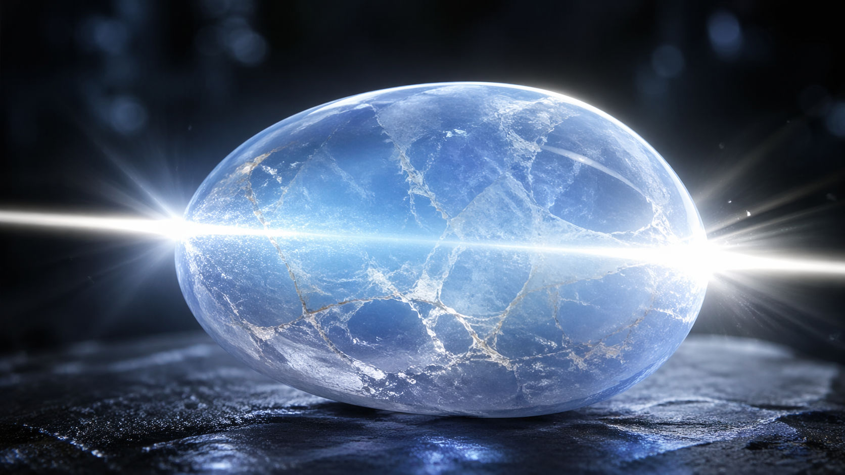 Imagina una cascada de luz que atraviesa el cristal, llevándose cualquier opacidad acumulada. Es la forma más segura de limpiar la Angelita, respetando su fragilidad física.