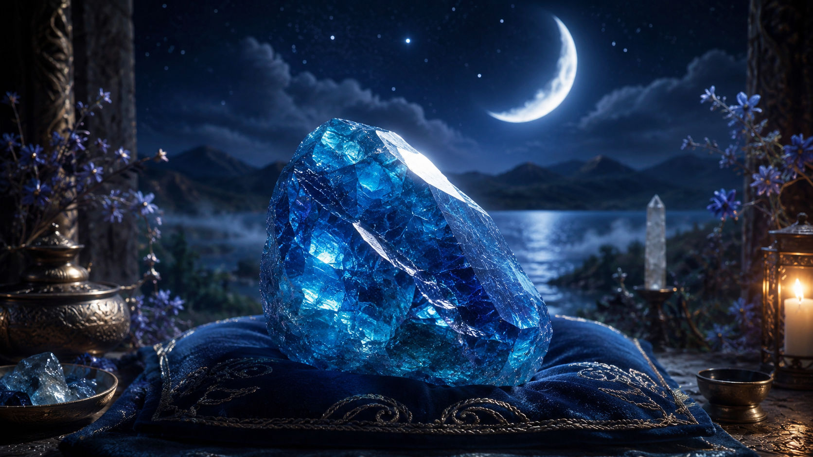 Expón la gema al cielo nocturno durante esta fase para potenciar su energía de expansión, manifestación e intuición. La luz de la luna creciente actúa como un bálsamo que sintoniza el núcleo de la piedra con las mareas espirituales del cosmos.
