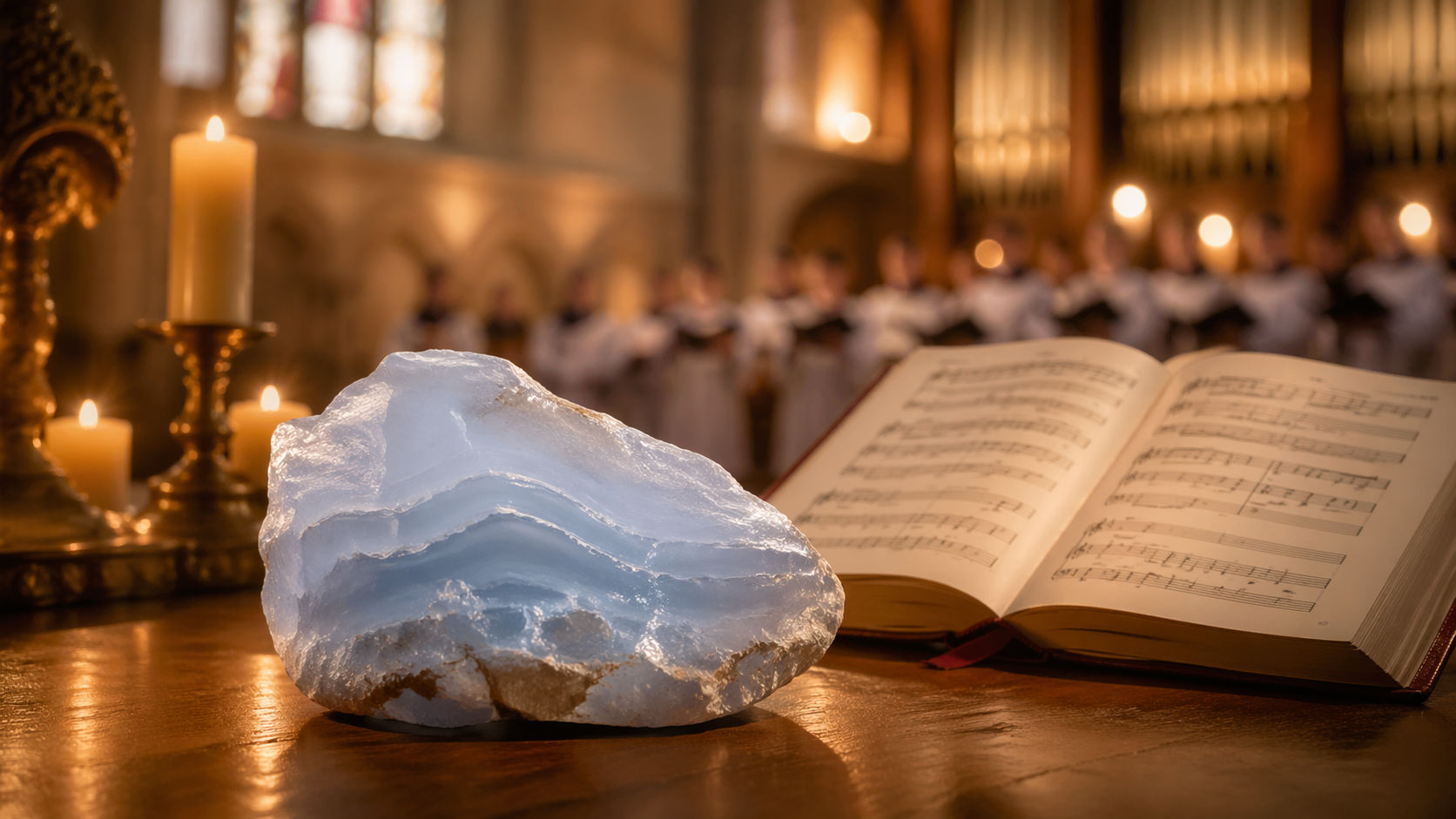 Expón el cristal a sonidos armónicos que resuenen con la geometría natural del universo. La vibración sonora reordena la matriz cristalina, optimizando la transmisión de paz a nivel celular.