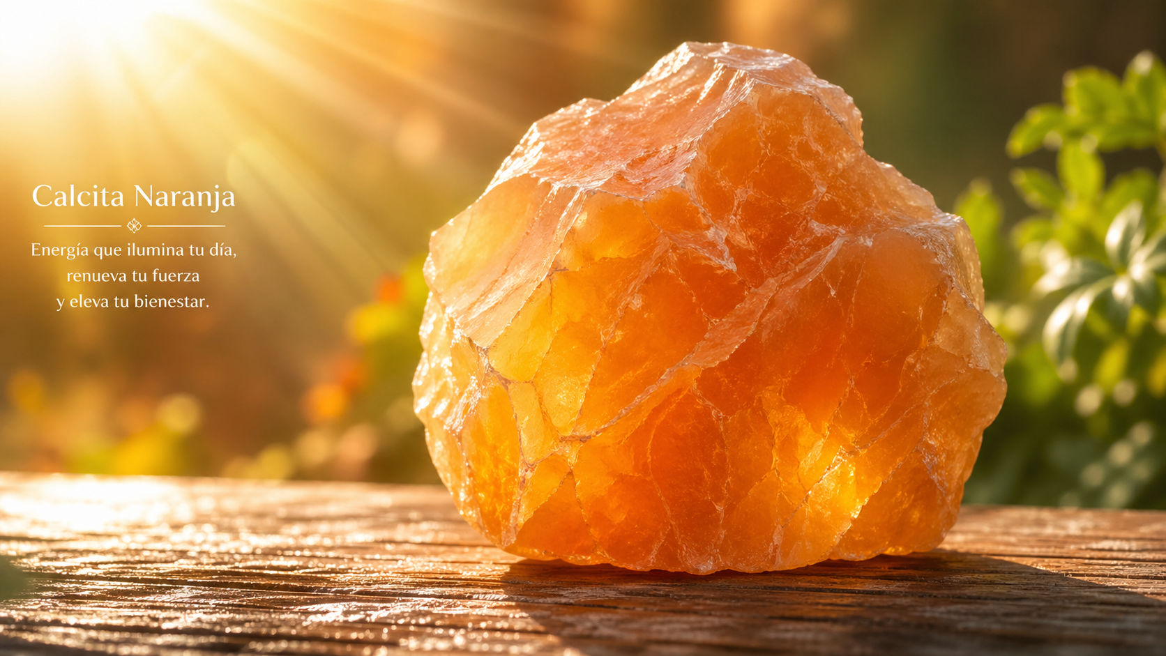 Coloca la piedra cerca de una ventana donde reciba luz, pero no el sol abrasador directo. El calor suave del amanecer recarga sus drivers de vitalidad sin decolorar su pigmento naranja natural.