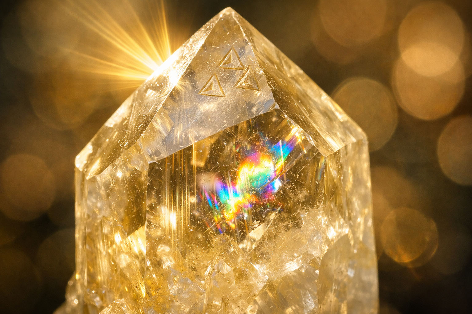 Drusa de cuarzo Citrino natural con tonos amarillos dorados transparentes, irradiando luz y éxito para Umbral Astral.