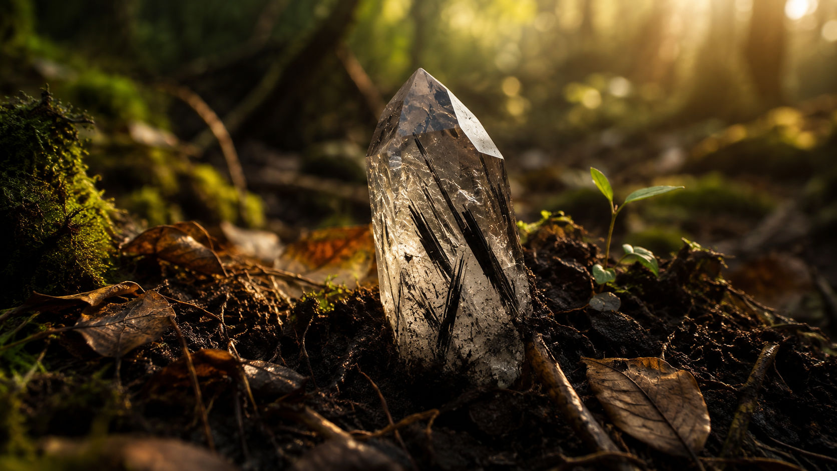Introduce el cristal bajo la tierra durante unas horas para que se sintonice con los latidos de la Madre Tierra. Este método reconecta las agujas de turmalina con su origen mineral, devolviéndoles su potencia máxima de enraizamiento.
