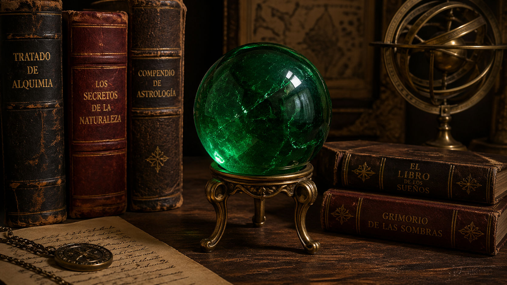 Esfera de Esmeralda para potenciar la memoria y la sabiduría profunda.