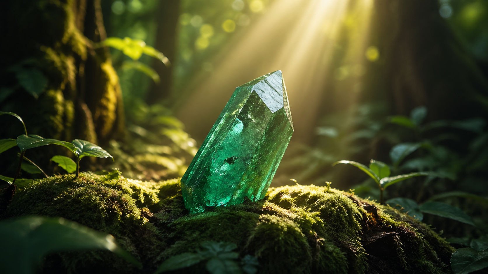Coloca la piedra sobre el musgo o bajo la sombra de un árbol antiguo durante unas horas para que la naturaleza absorba sus cargas.