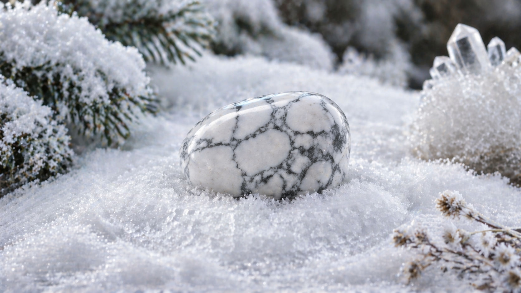 Sostén la gema y visualízala cubierta por una capa de nieve brillante, infundiéndole un frío protector y calmante. Este método mental calibra la piedra para que actúe como un refrigerante emocional instantáneo.