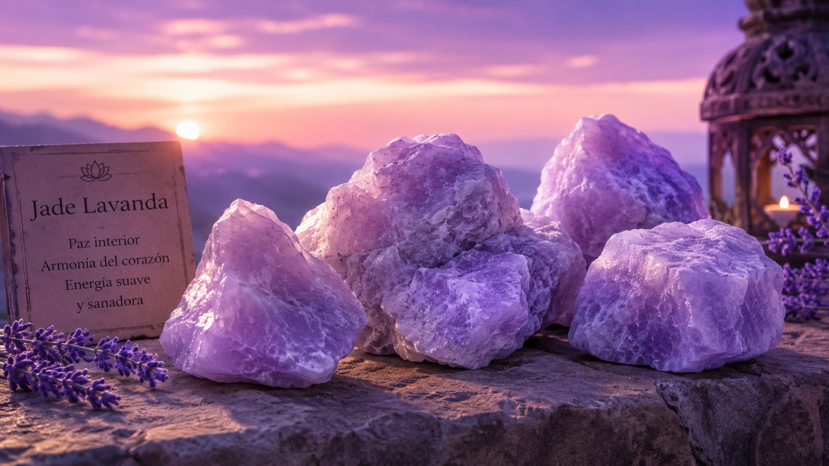 Jade Lavanda en la ventana absorbiendo las frecuencias transmutadoras del atardecer.
