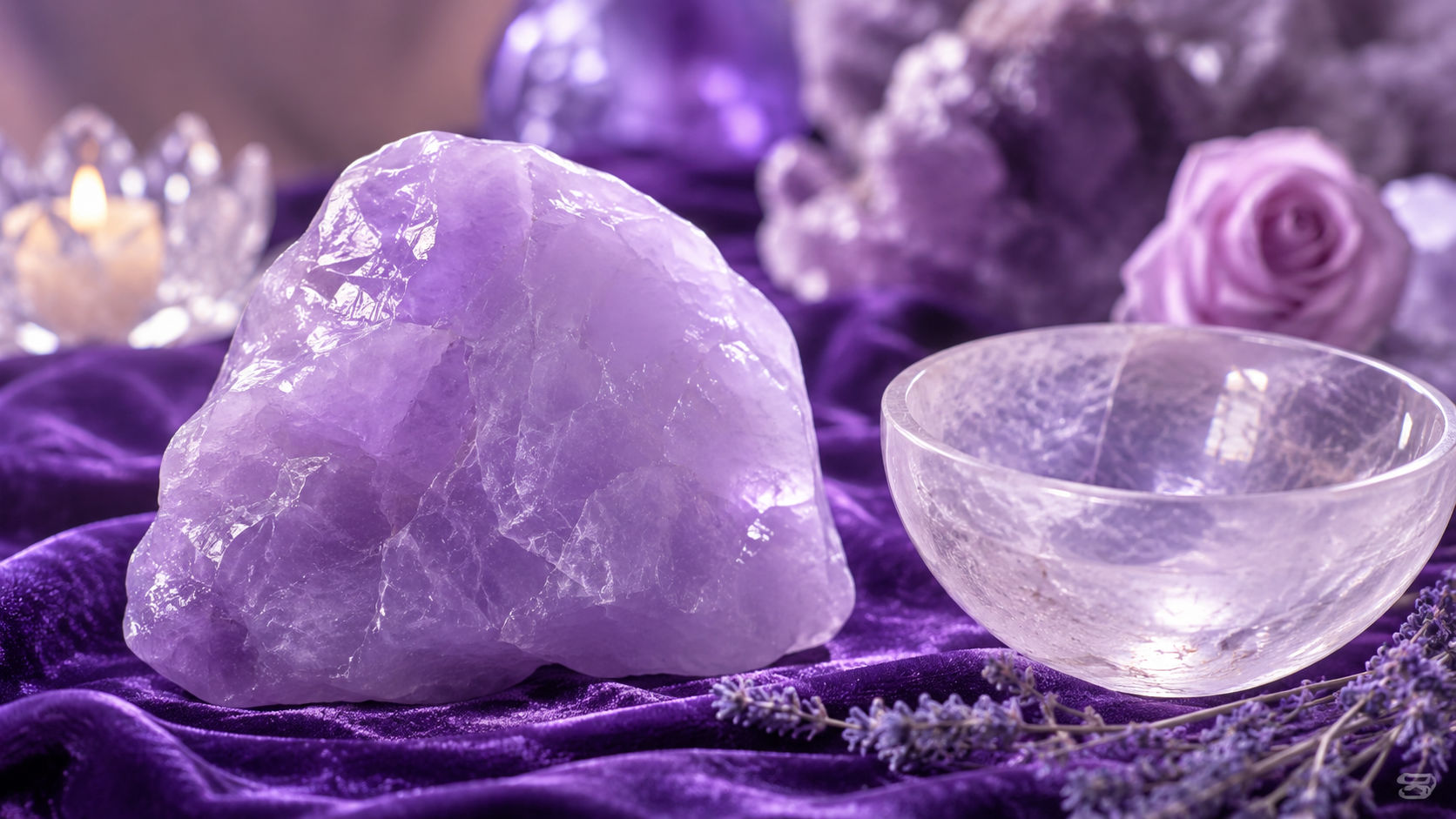 Coloca la piedra sobre un paño de terciopelo morado y haz sonar el cuenco en la nota del chakra de la corona (Si). La onda acústica penetra la densa estructura molecular del jade, expulsando cualquier frecuencia discordante en segundos.