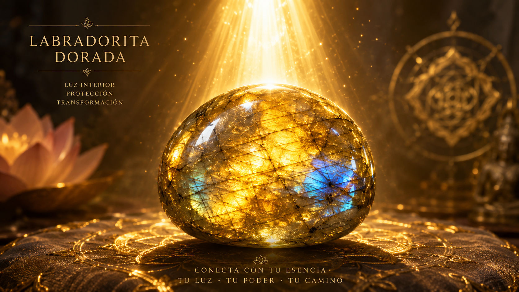 Sostén la gema entre tus manos, cierra los ojos y visualiza cómo un haz de luz dorada viaja desde tu entrecejo hacia el corazón de la piedra. Este rito sella una alianza psíquica entre tu mente y el espíritu del cristal, programándolo para tus decretos de abundancia.