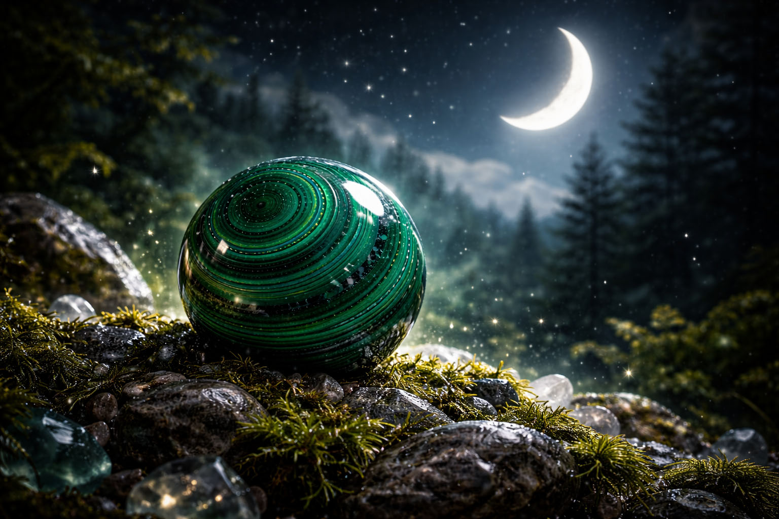 Déjala bajo la luz lunar para suavizar su energía y prepararla para una sanación emocional profunda. La luna recarga su aspecto intuitivo y su conexión con el chakra del corazón.