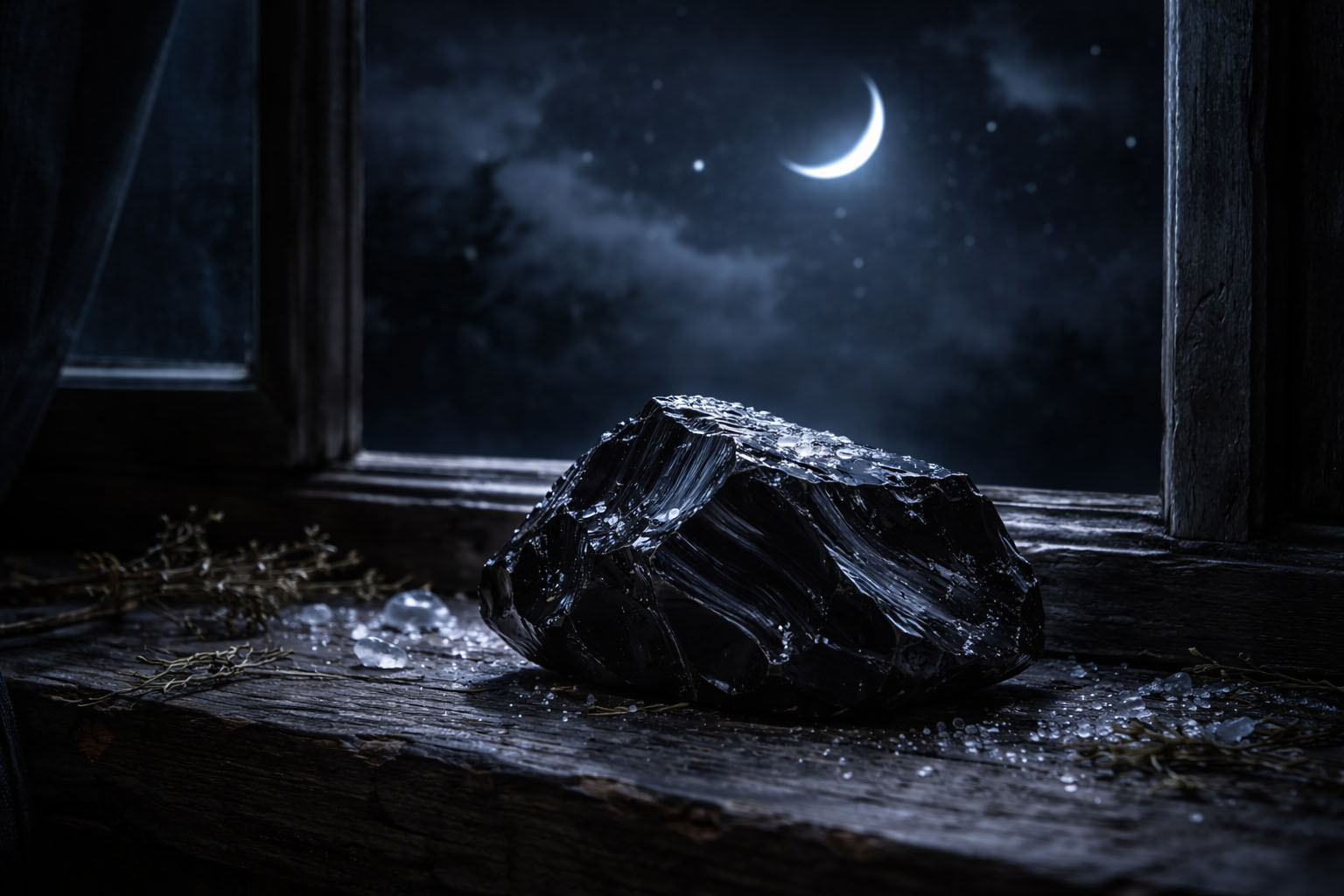 Exponla a la oscuridad de la Luna Nueva para sintonizarla con la energía de los nuevos comienzos y el trabajo introspectivo profundo. Esta frecuencia es ideal para potenciar su capacidad de revelación de sombras y secretos ocultos en el subconsciente.