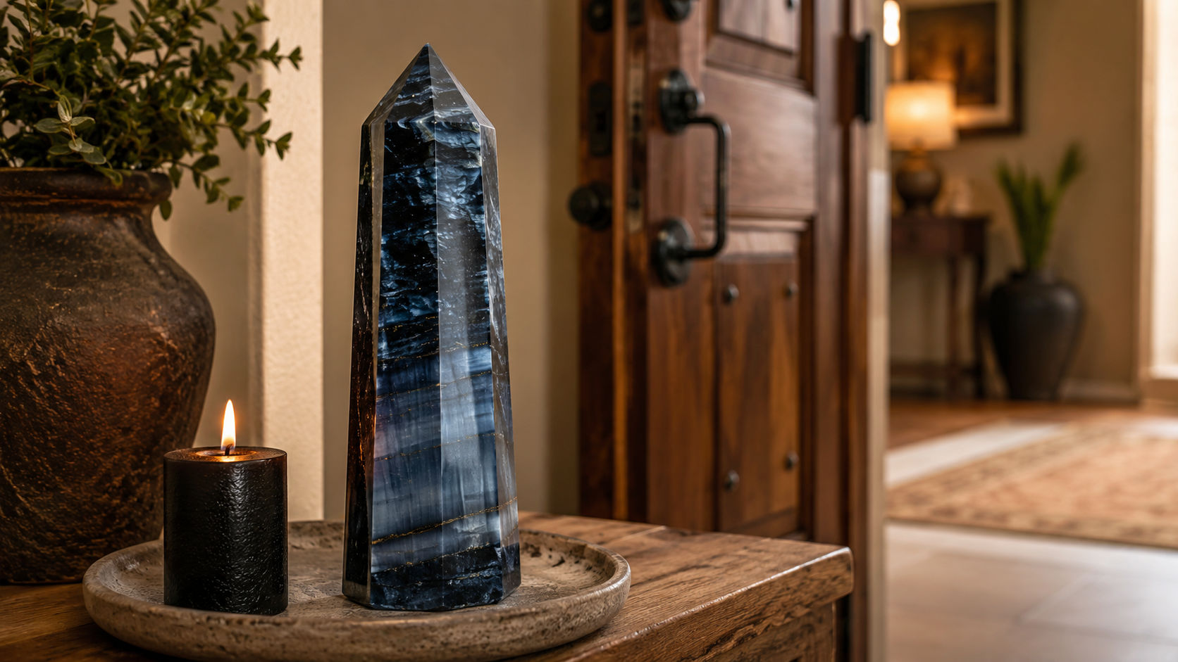 Torre de Ojo de Halcón colocada en el umbral para detectar y disolver intenciones densas externas.