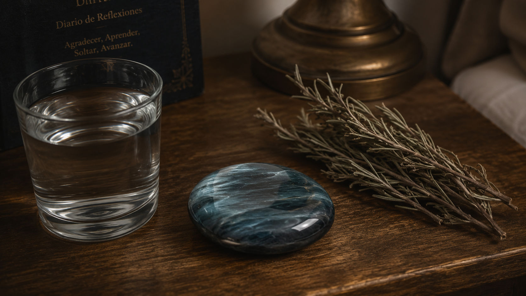 Ojo de Halcón junto a la cama para disolver los miedos irracionales y resguardar el cuerpo astral.