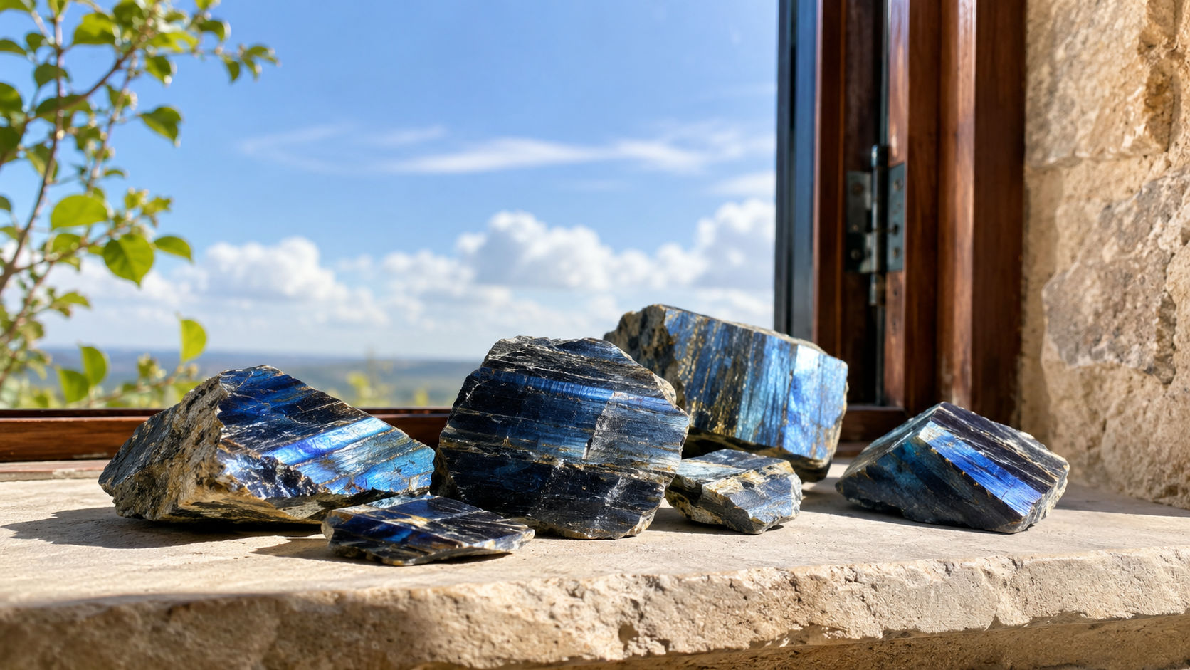 Ojo de Halcón en la ventana absorbiendo la fuerza del sol para proyectar lucidez a toda la casa.