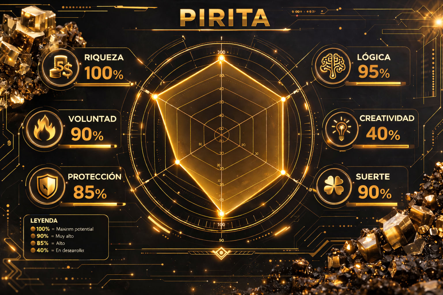 Gráfico de Resonancia de lapirita