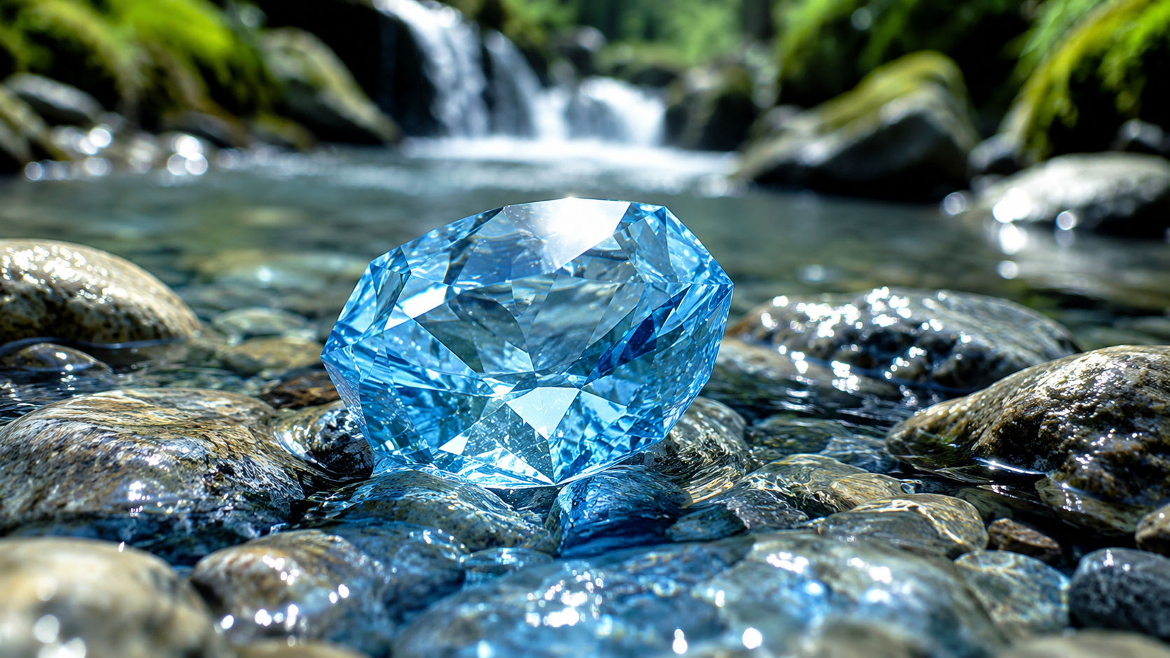 Sostén la piedra bajo el chorro de agua dulce o un riachuelo cristalino dejando que la fuerza líquida arrastre las densidades astrales.