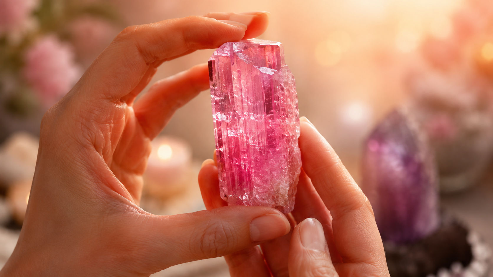 Sostén la piedra entre tus palmas y genera calor mediante el roce y la intención, transmitiéndole tu amor puro. Este método personaliza la energía del cristal, sintonizándolo con tu propia frecuencia de vida.