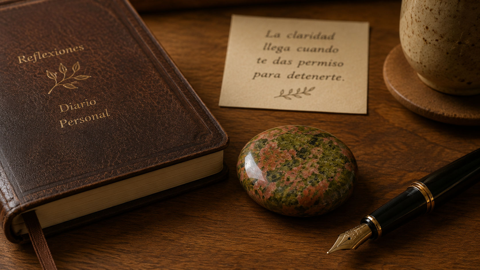 Unakita en el escritorio para mantener los pies en la tierra y equilibrar la lógica con el sentir.