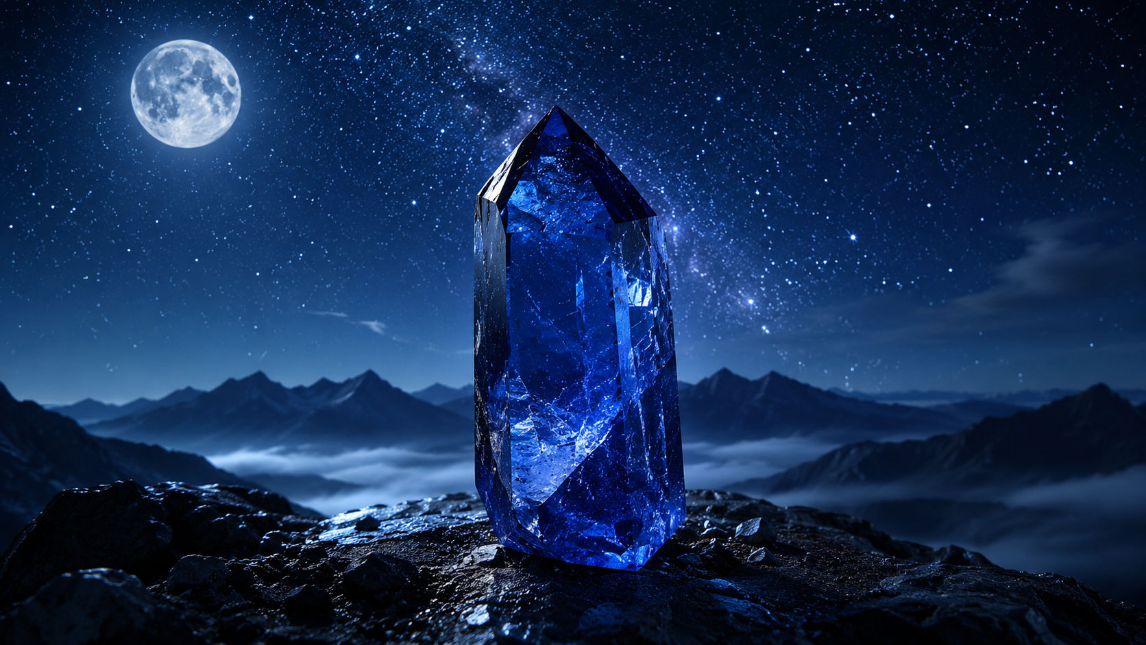 Expón el Zafiro al firmamento durante una noche despejada, especialmente bajo la influencia de constelaciones mayores. La luz de las estrellas reconecta el cristal con su matriz de origen, revitalizando sus dones de alta guía y orden cósmico.