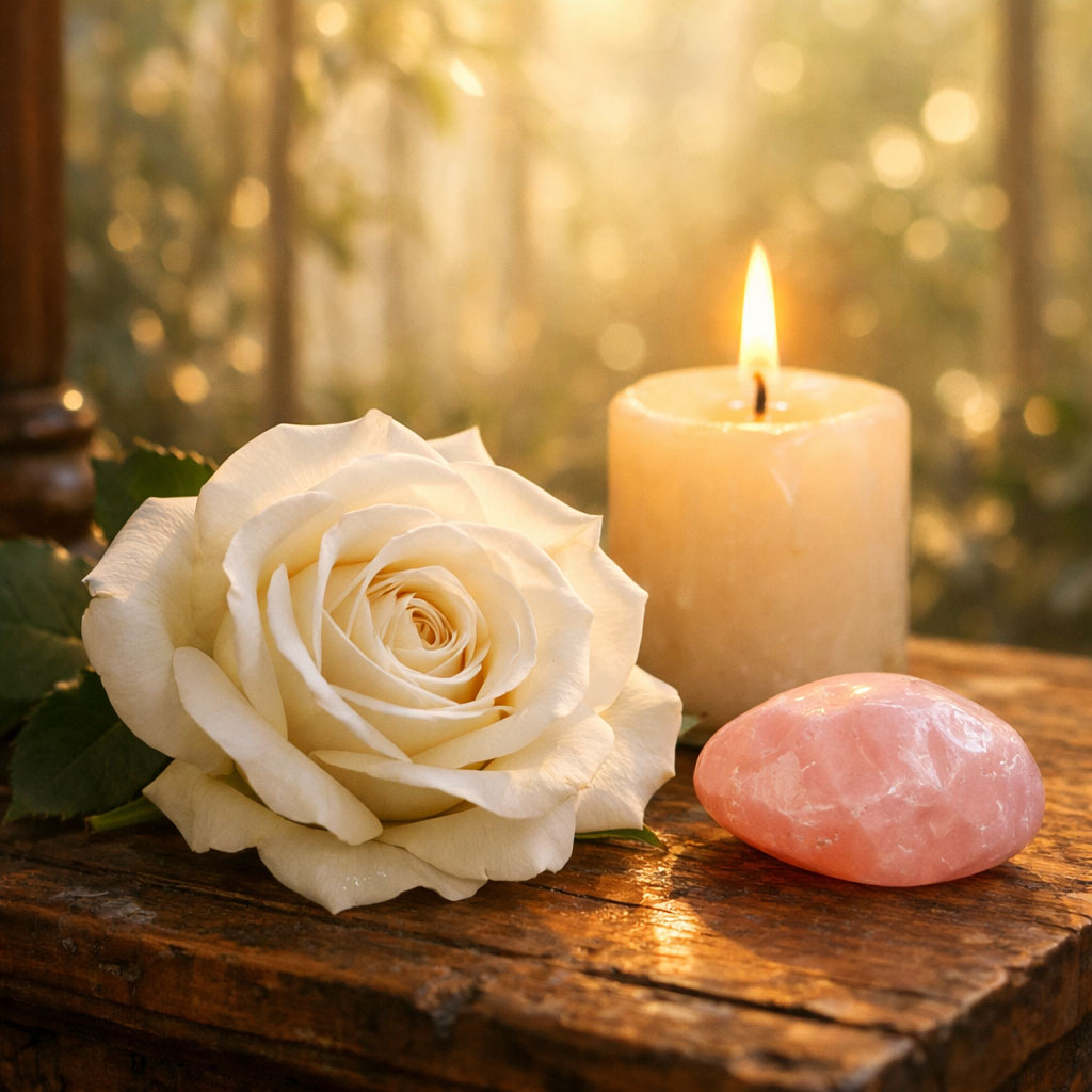 El Ritual de la Rosa Blanca es un clásico de alta vibración porque no busca "amarrar" a nadie, sino sintonizar la propia energía con la frecuencia del amor verdadero