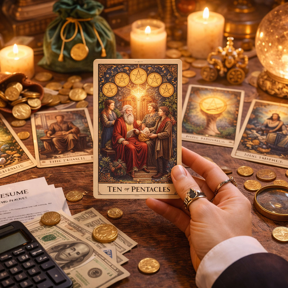 lectura diaria del tarot del dinero